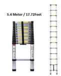 17.71 ft 5.4m Telescopic Ladder