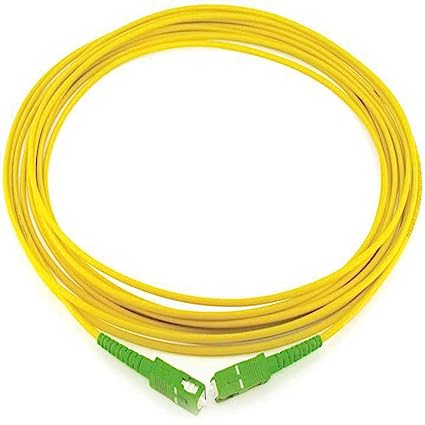 5-meter-green-patch-cord.jpg Single Mode SC/APC to SC/APC FTTH CATV Optical Fiber Patch Cord - Image 1