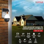 CP-Z44R 4MP 4G Battery Camera with Solar Panel - Image 2