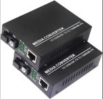 Fast Ethernet To Fiber Media Converter, Single-Mode 10/100Base-TX to 100Base-FX, RJ45 To SC, Fiber Transceiver Up to 20KM